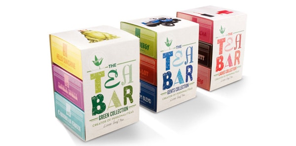Multi-packaging tea boxes with a sleeve
