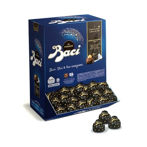 Extra dark chocolate Baci's packaging