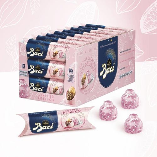 Pink tube limited series Baci Packaging for women's day