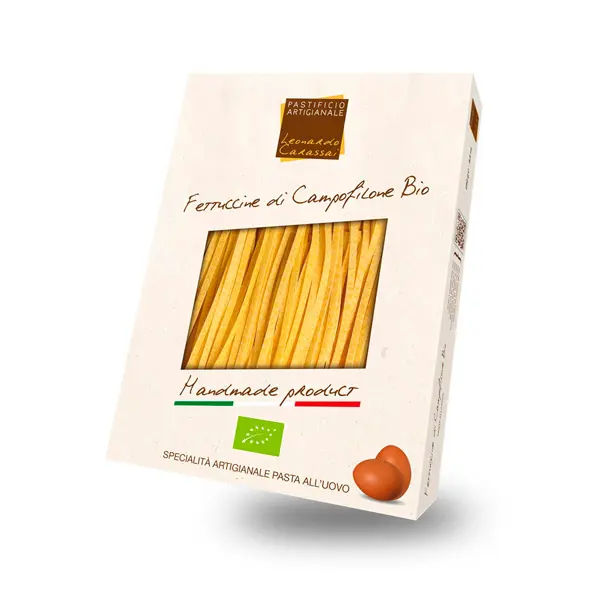 Scatola fettuccine bio con finestra