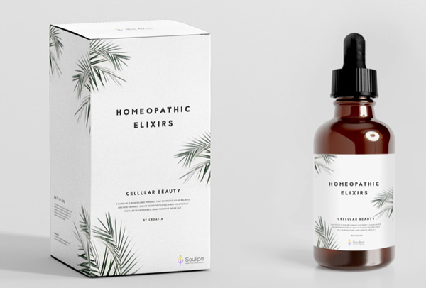 Minimal packaging for essential oils