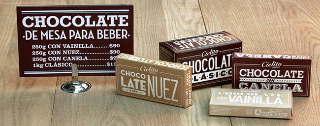 Cielito's Chocolate Packaging