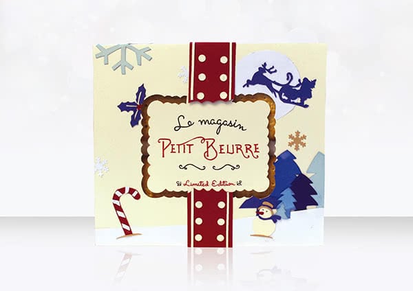 A Christmas box of Petit Beurre Biscuits by Le Magasin