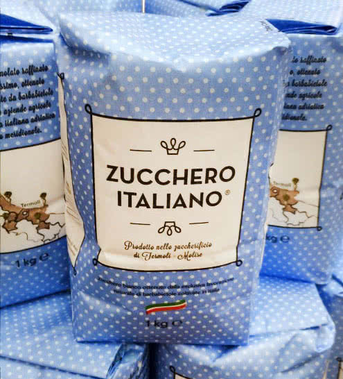 Italian design in sugar packaging