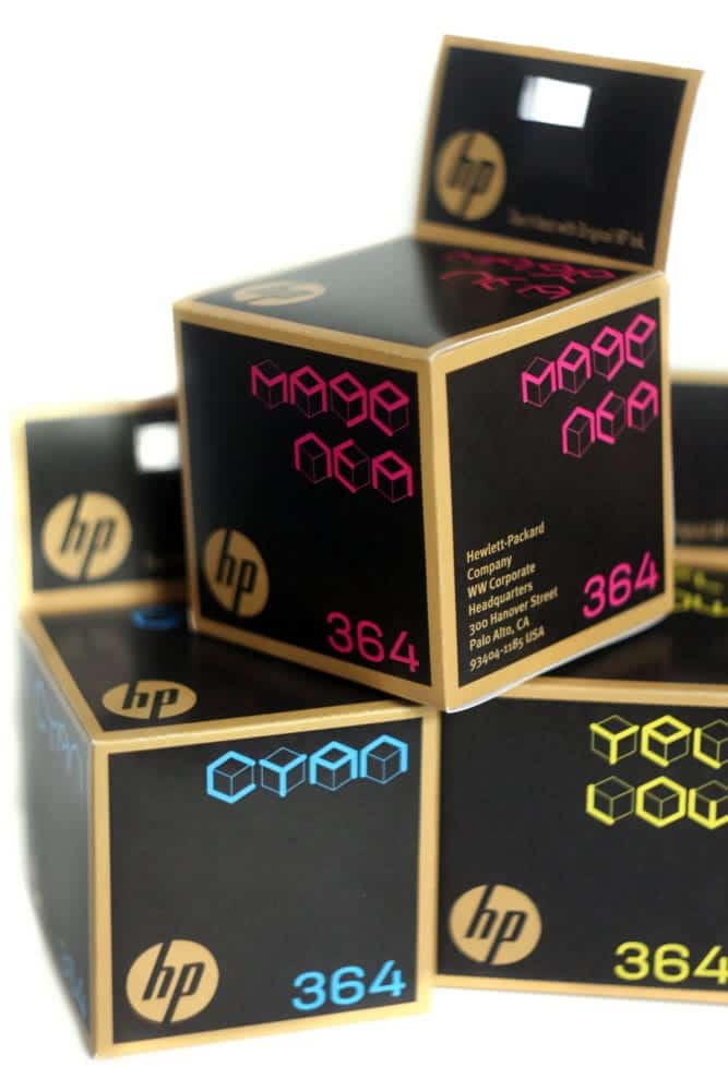 HP hangable cartridge packaging