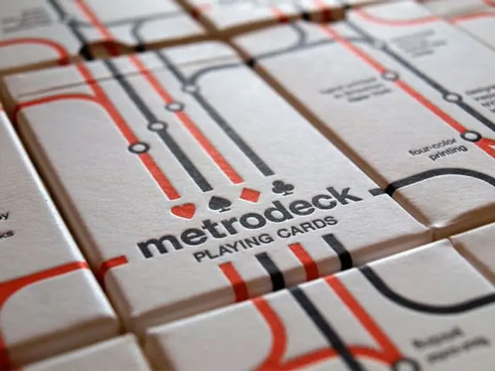 Metrodeck playing cards