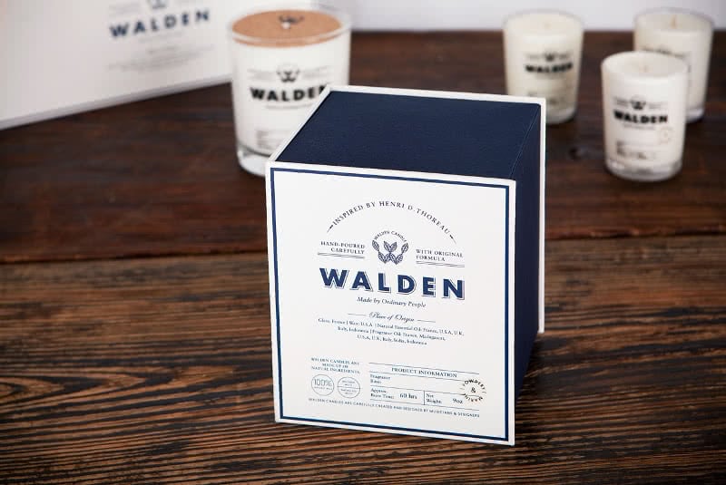 Candle Packaging by Walden