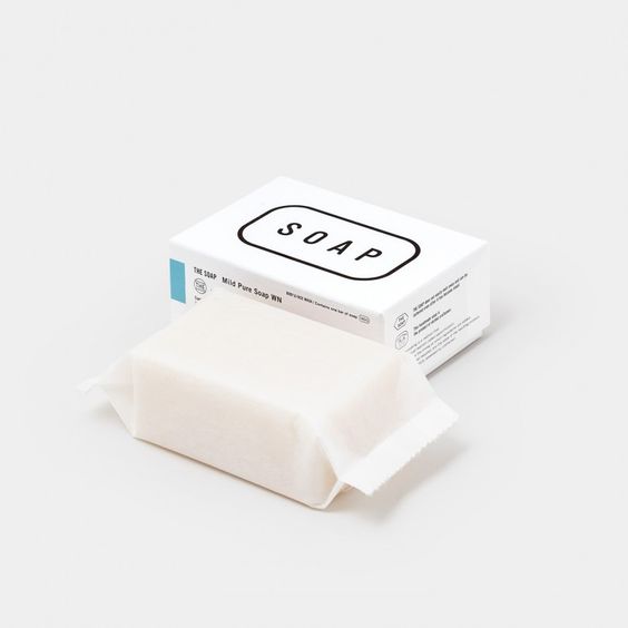 Minimalist soap packaging