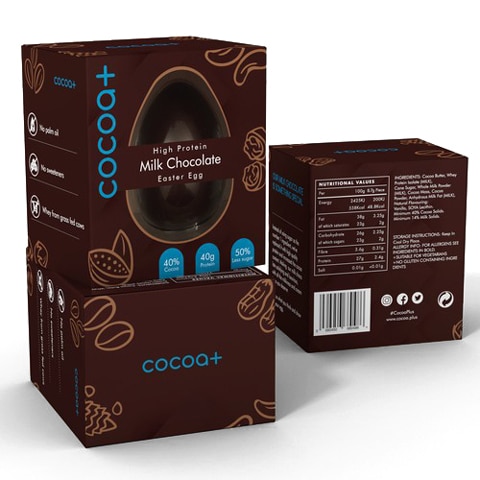 Packaging for high-protein Easter Egg