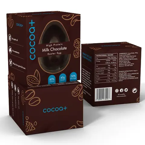 Packaging for high-protein Easter Egg