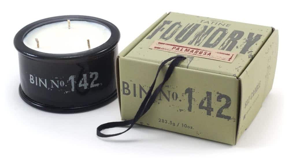 Tatine Foundry candle packaging