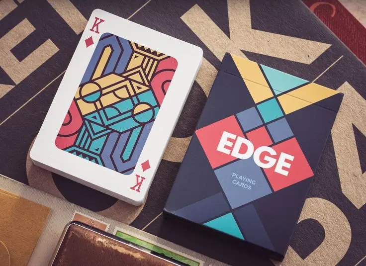 Edge playing card boxes