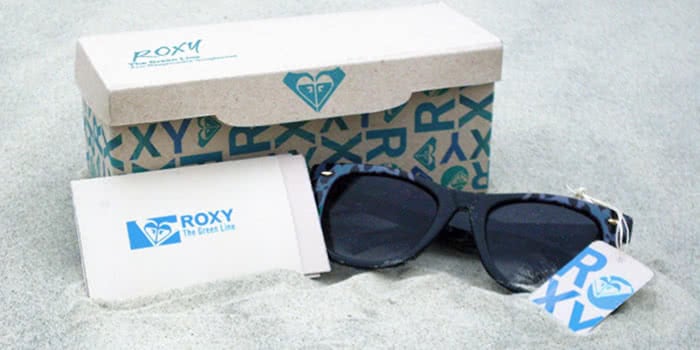 Sunglasses packaging by Roxy