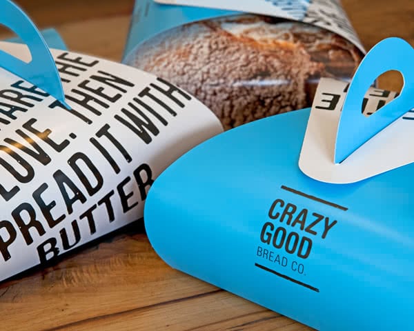 Homemade bread packaging