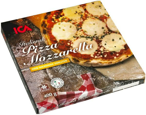 Italian design for a pizza box