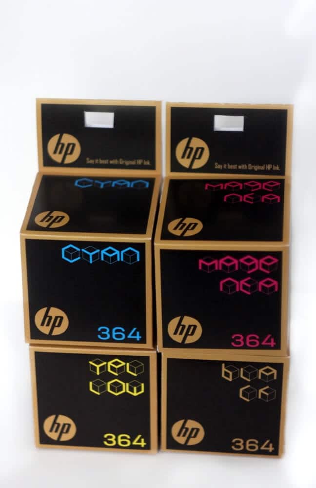 HP CMYK packaging
