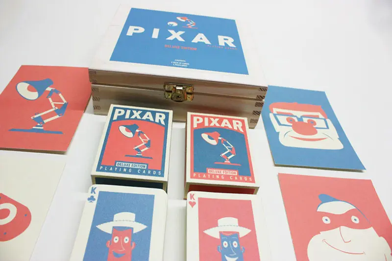Playing card set by PIXAR