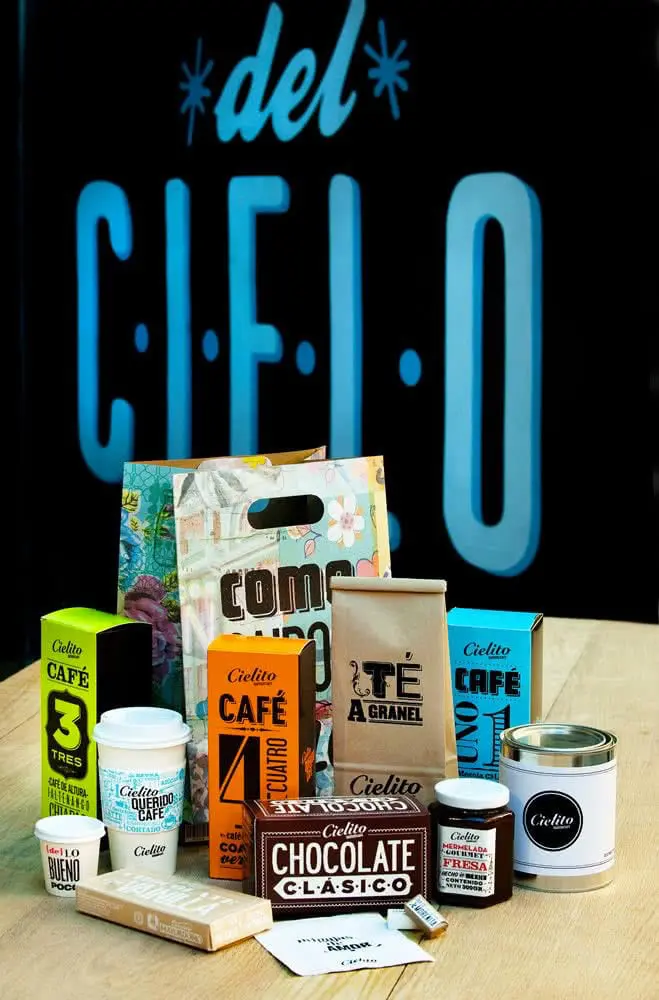 Assorted food packaging by Cielito