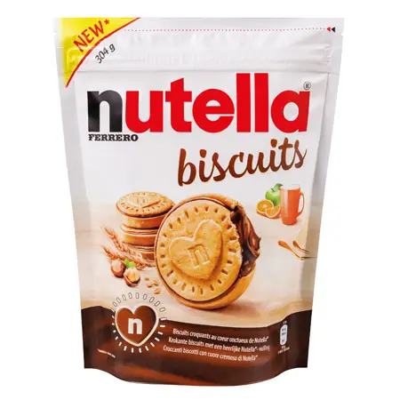 Classic Nutella Biscuits bag at launch