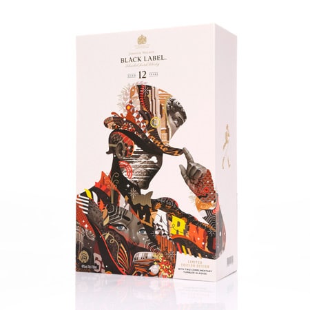 Johnny Walker limited packaging by Tristan Eaton 