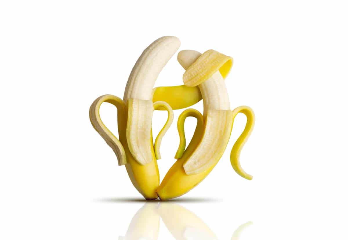 Banana concept yellow perfect packaging