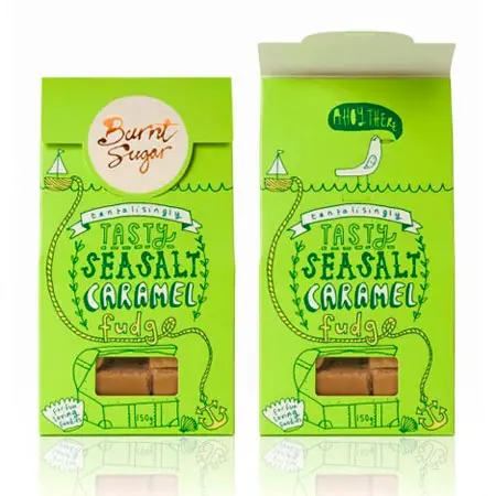 Packaging mou al caramello salato