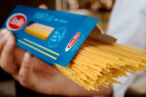 New classic spaghetti packaging by Barilla