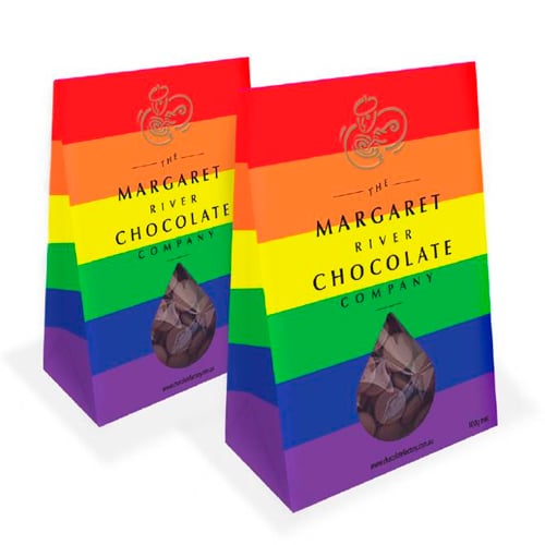 Pride themed chocolate boxes