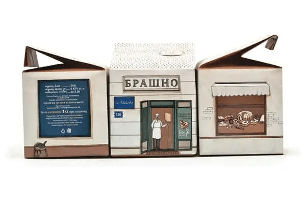 Russian Bakery Packaging That Tells a Story