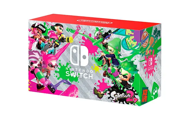 Nintendo Switch in confezione fluo
