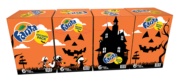 Halloween Packaging for Fanta