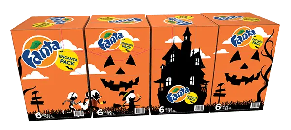 Halloween Packaging for Fanta