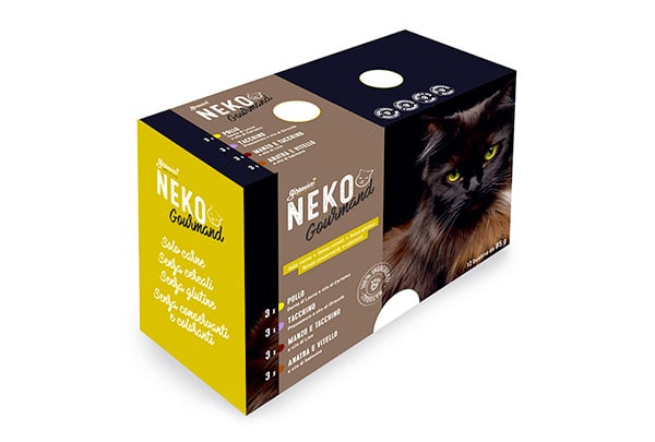 giramico neko pet food glutenfree dispenser box