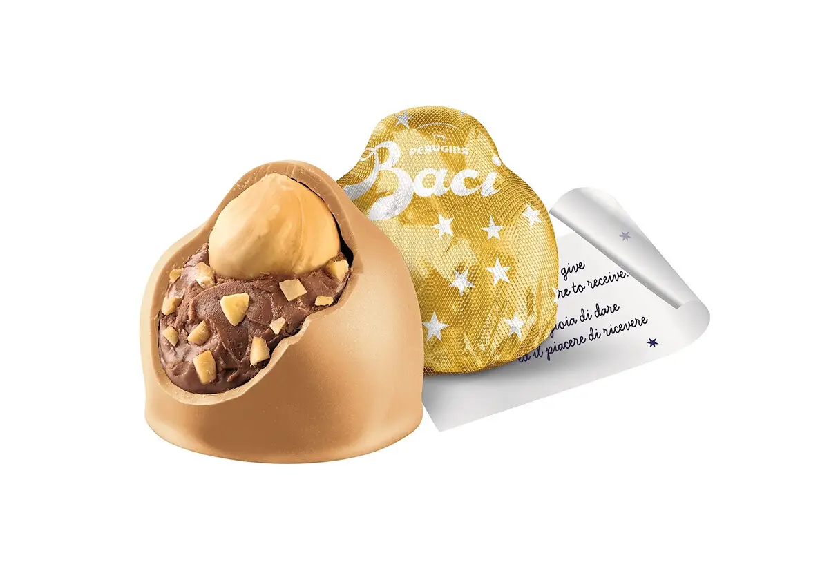 gold limited edition bacio salted caramel