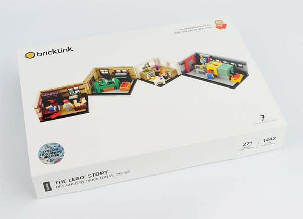 Pull-out box for the Lego story
