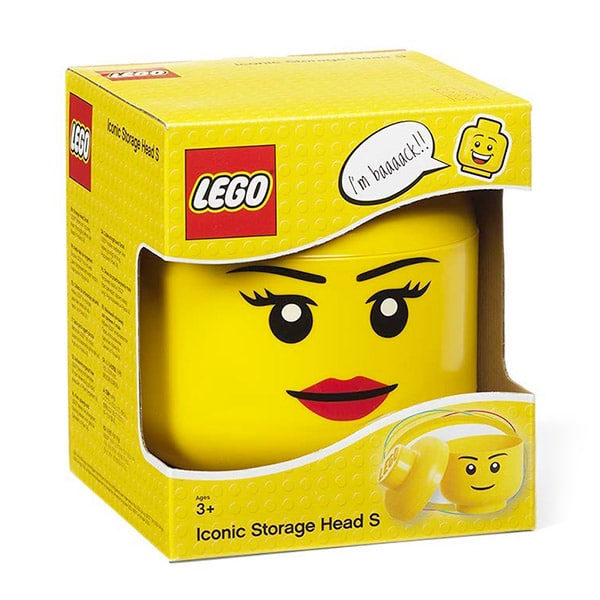 Cube box for Lego storage head