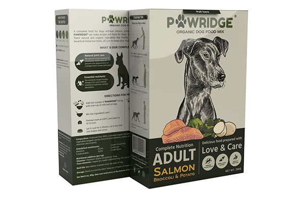 Organic dog food seal-end box