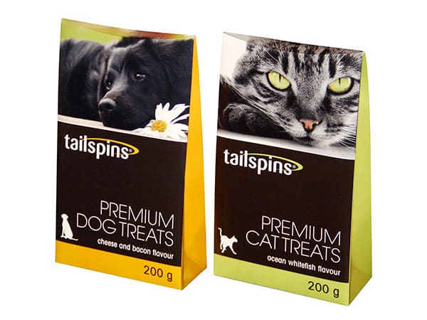 tailspins gable shopping bag box