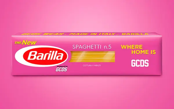 Barilla spaghetti GCDS edition