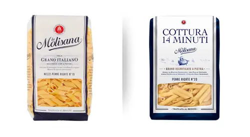 Enhance cooking time display on pasta La Molisana boxes