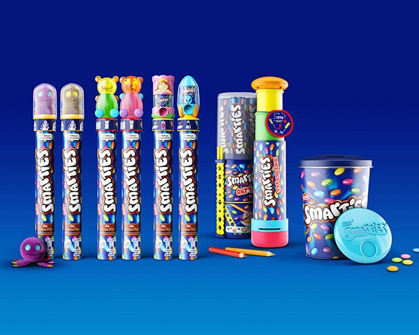 smarties music creator recyclable packaging