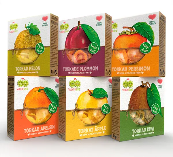 Seal end boxes for healthy foods
