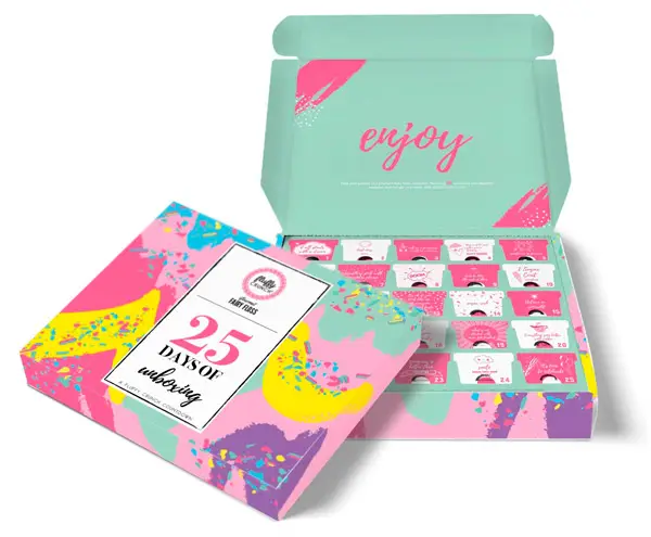 Calendario dell'avvento: il packaging creativo di Packly