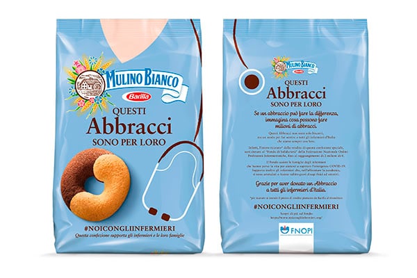 mulino bianco abbracci cookies special nurses