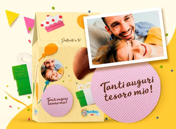 Packaging customizzato a tema compleanno