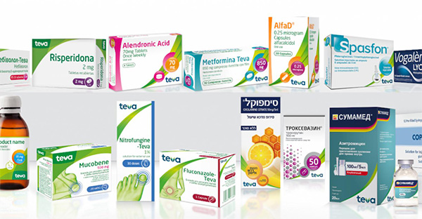 Teva's redesigned packaging for medecines