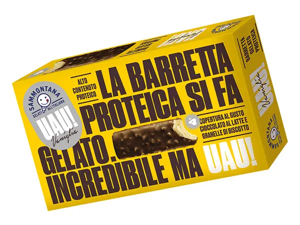 Ice cream protein bar packaging