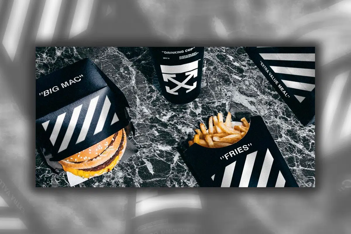 macdonalds offwhite design esempio drop packaging