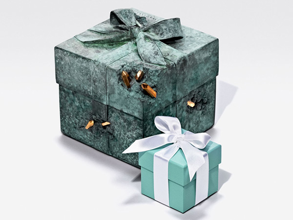 La scatola di Tiffany immaginata come relitto