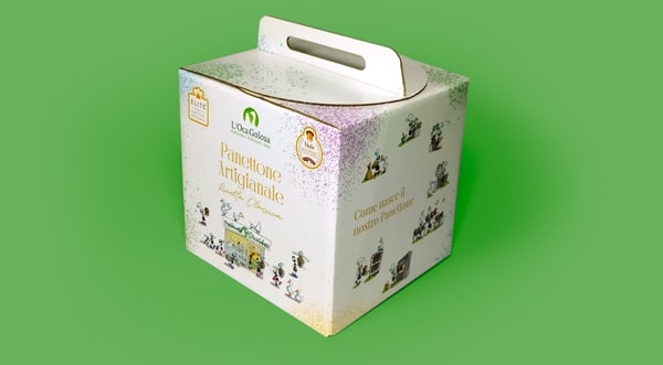 Packaging design personalizzato con illustrazioni